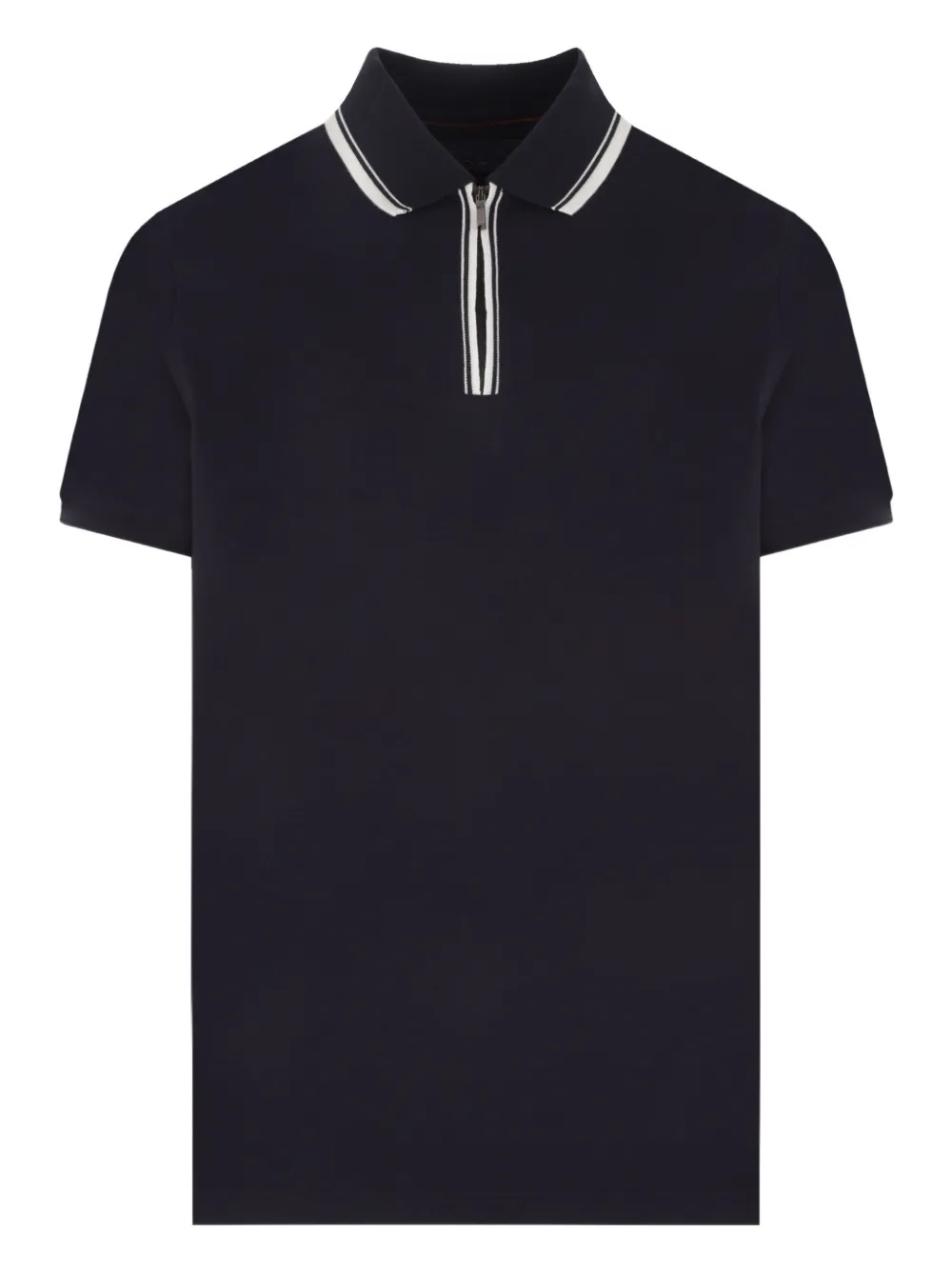 Loro Piana zip-up polo shirt - Blu