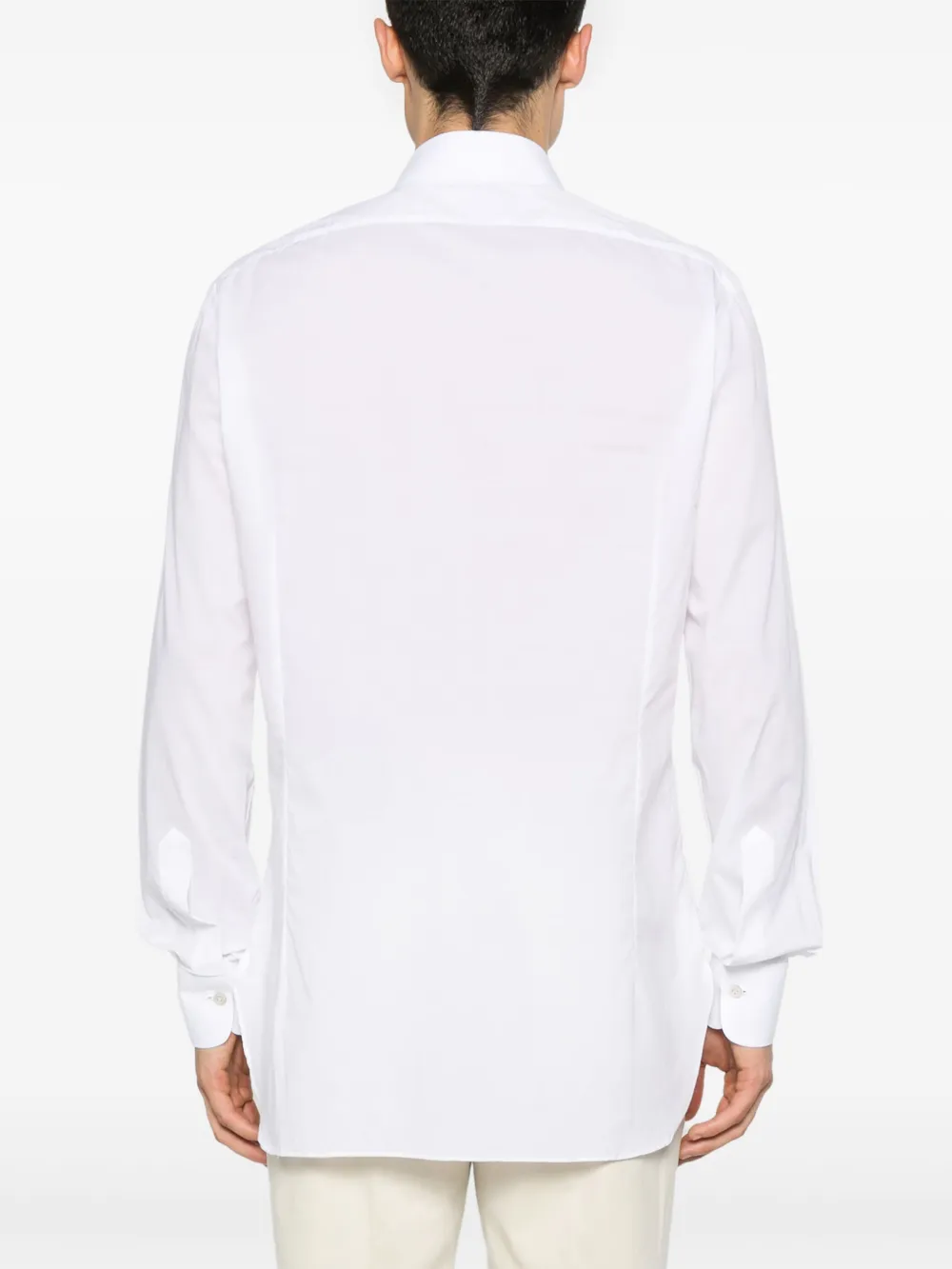 KITON CUTAWAY-COLLAR SHIRT 