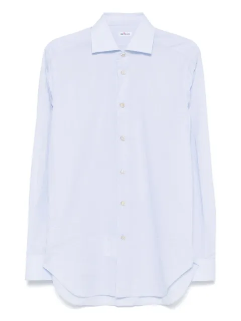 Kiton cutaway-collar shirt