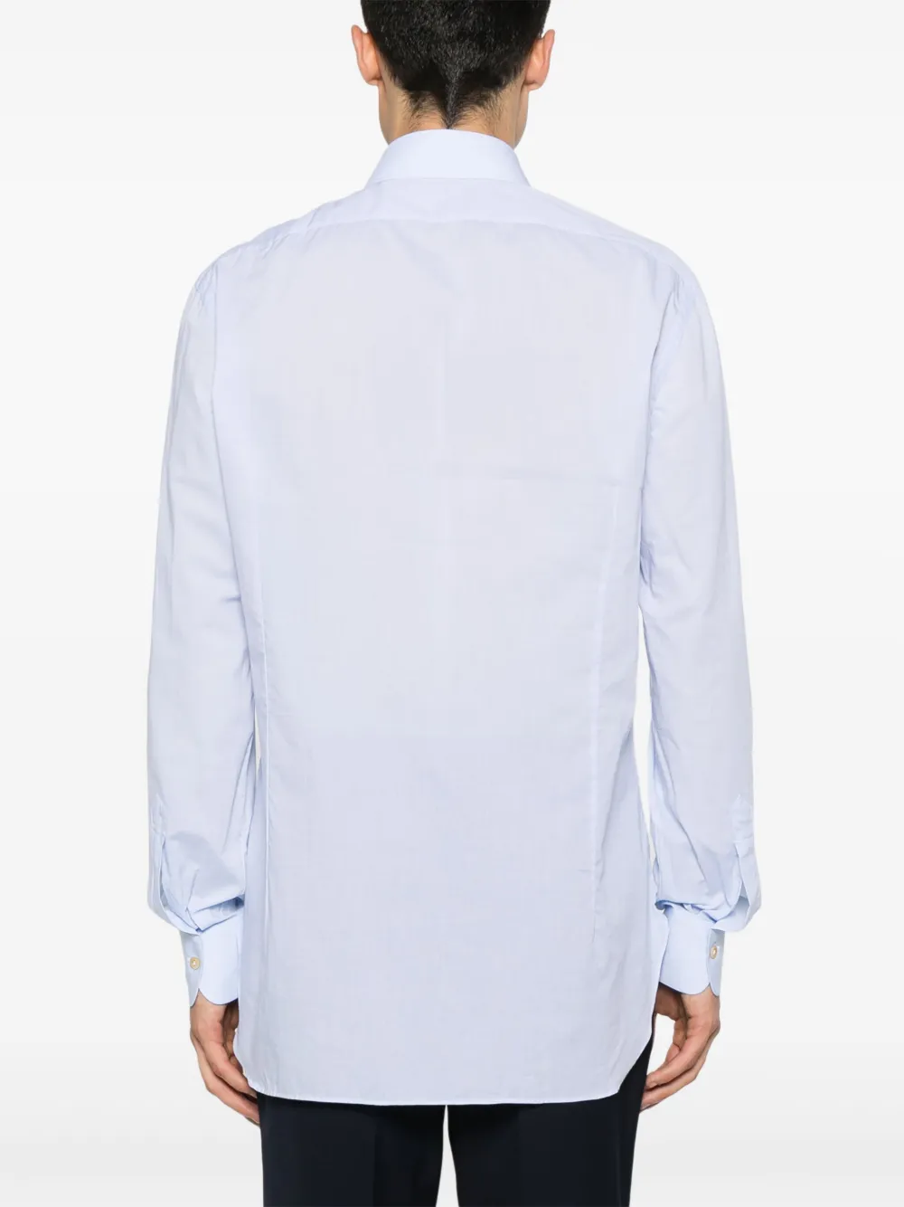 KITON CUTAWAY-COLLAR SHIRT 
