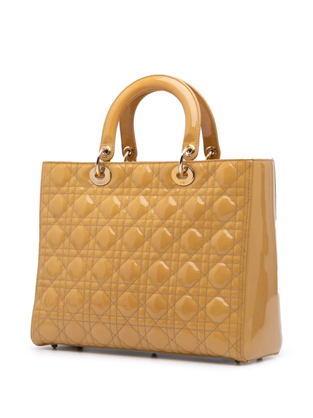 Christian Dior Pre-Owned 2011 Large Patent Cannage Lady Dior satchel | Pre-Owned | Image 2