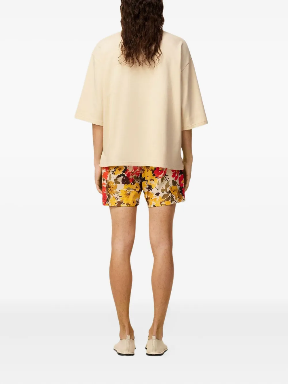 AMI Paris Katoenen T-shirt Beige
