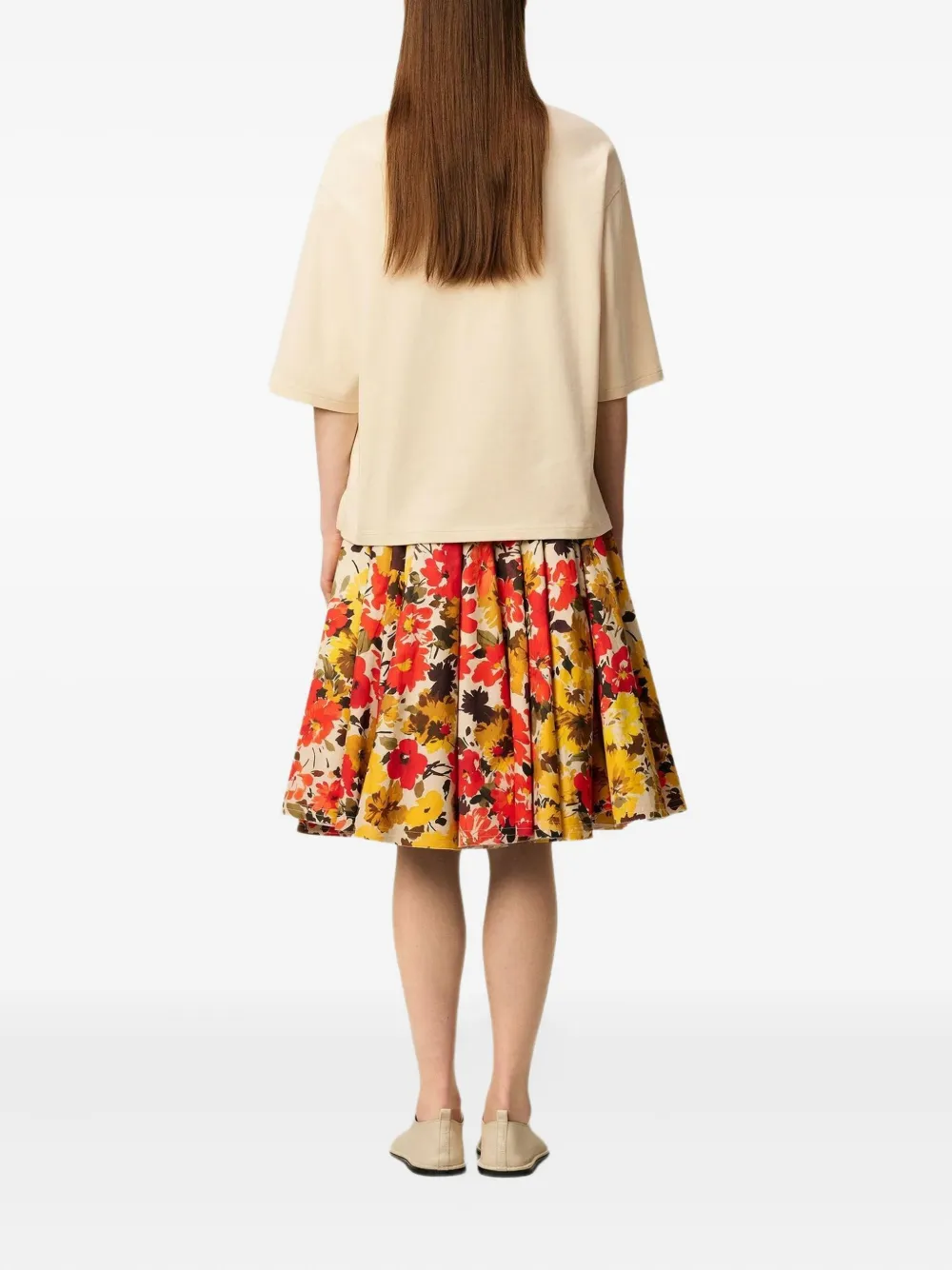 AMI Paris Katoenen T-shirt Beige