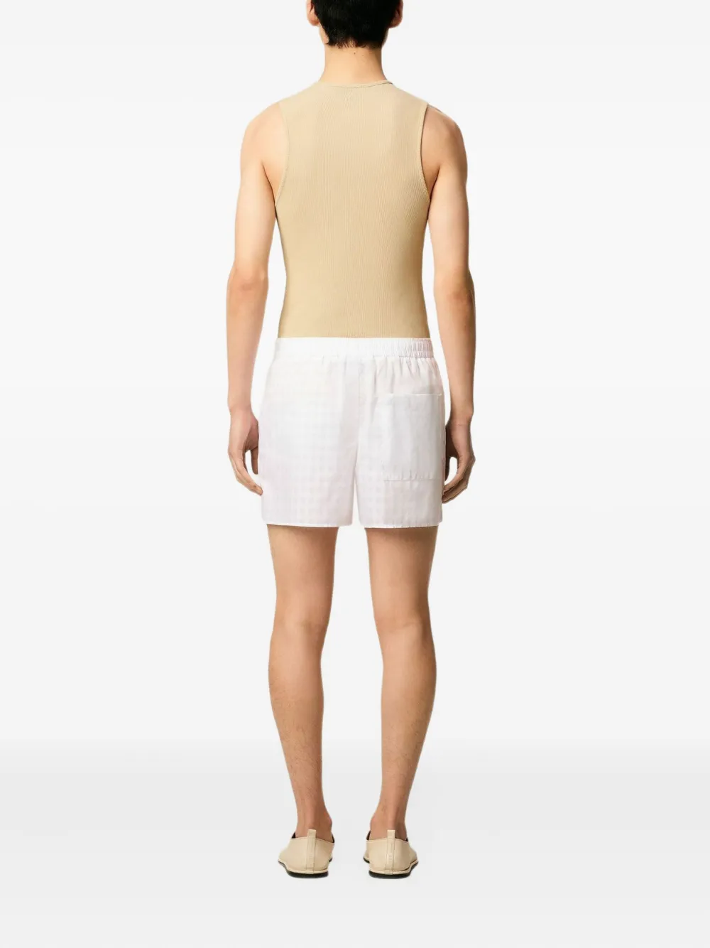 AMI Paris Katoenen shorts Wit
