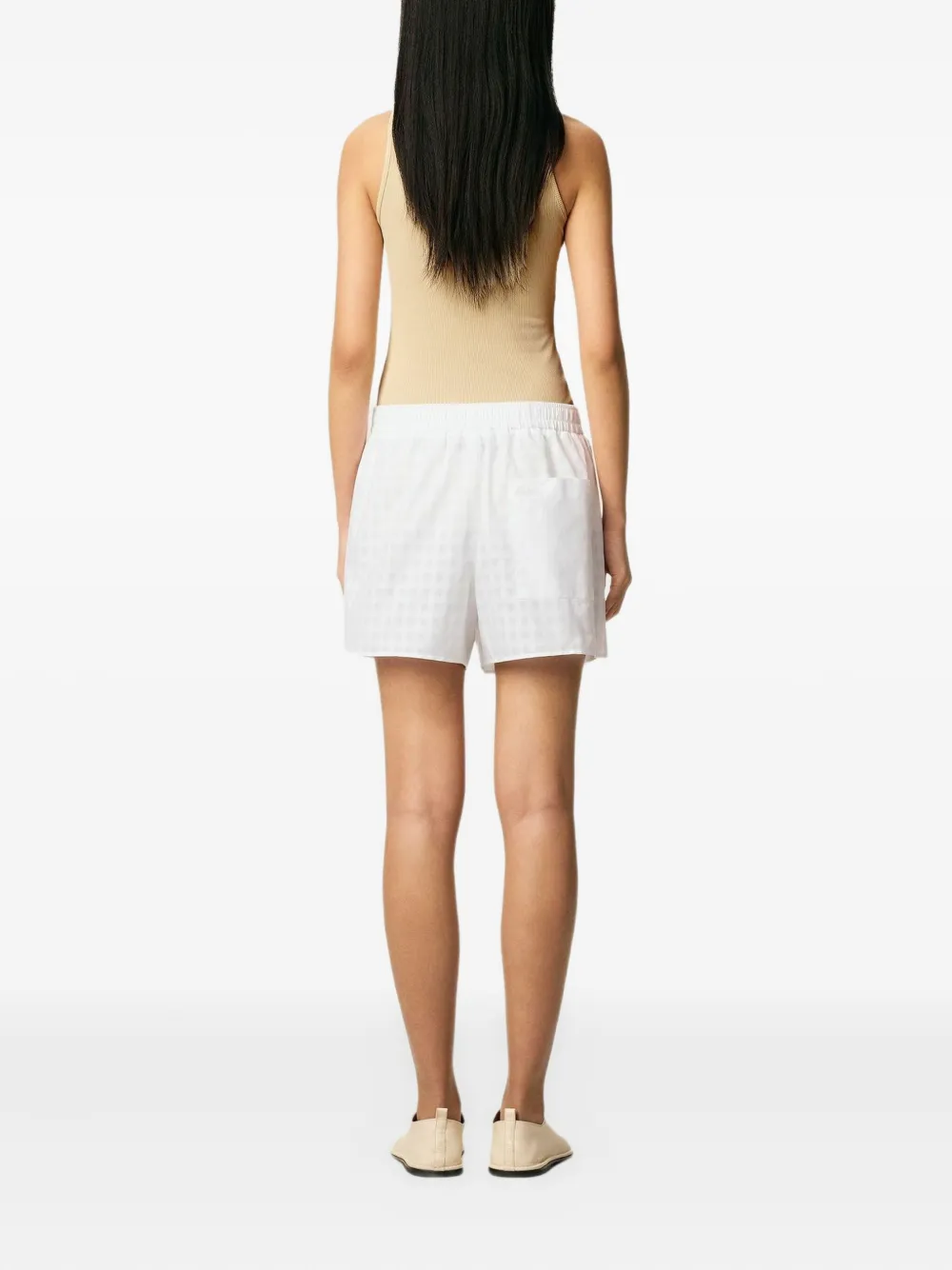 AMI Paris Katoenen shorts Wit