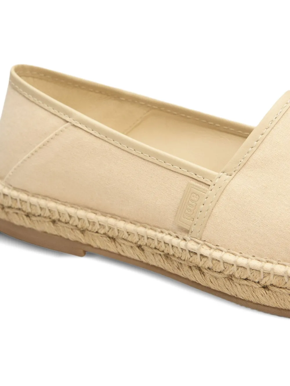 AMI Paris cotton espadrilles Neutrals