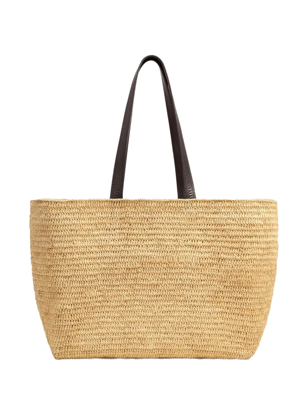 AMI Paris logo-patch tote bag
