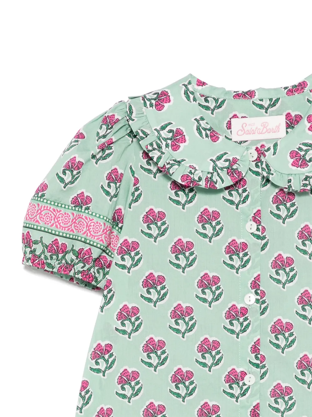 MC2 Saint Barth Kids Violain shirt Groen