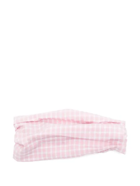 Mariella Ferrari check-pattern hair band 