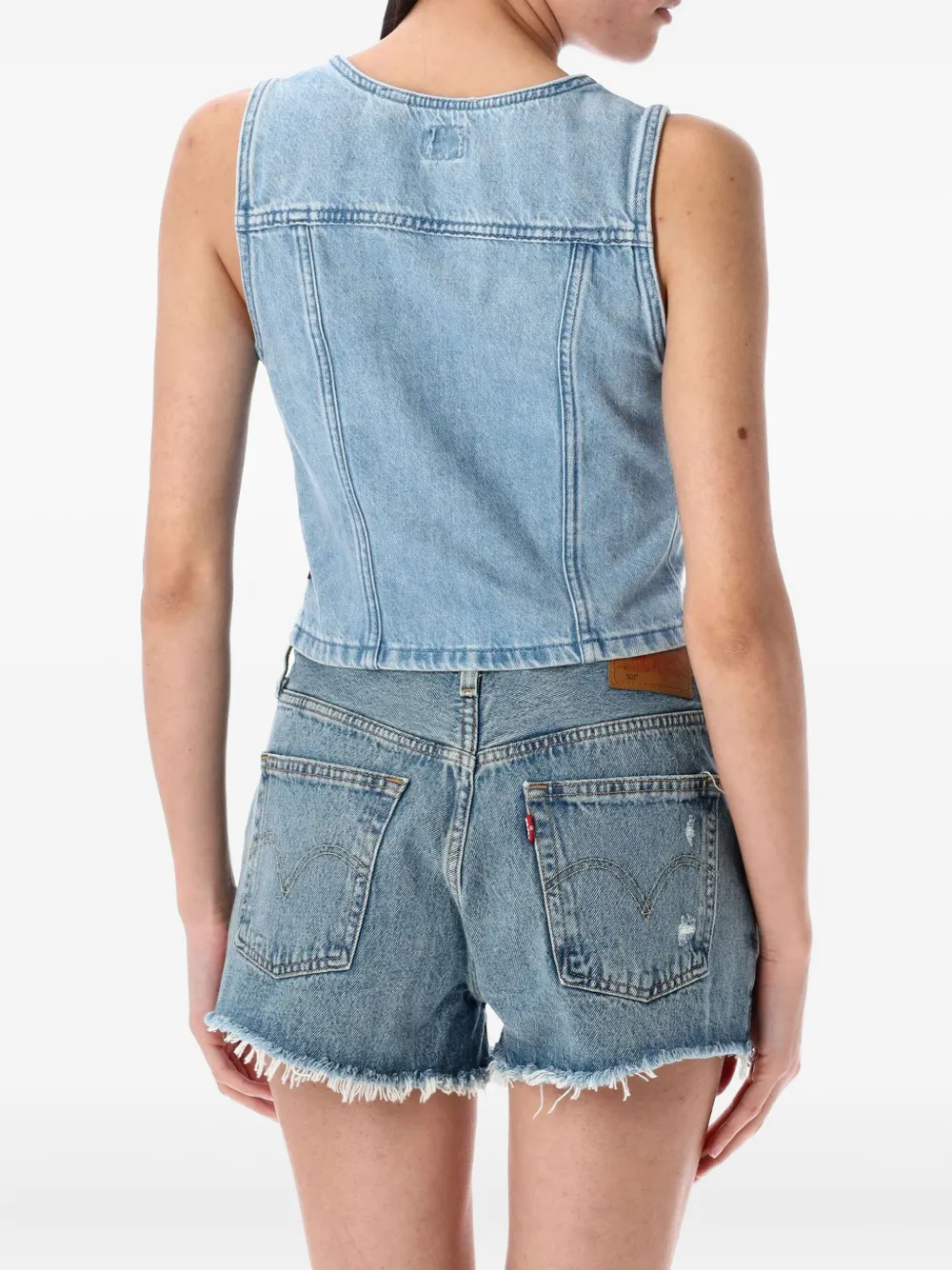 Levi's Bella spencer Blauw