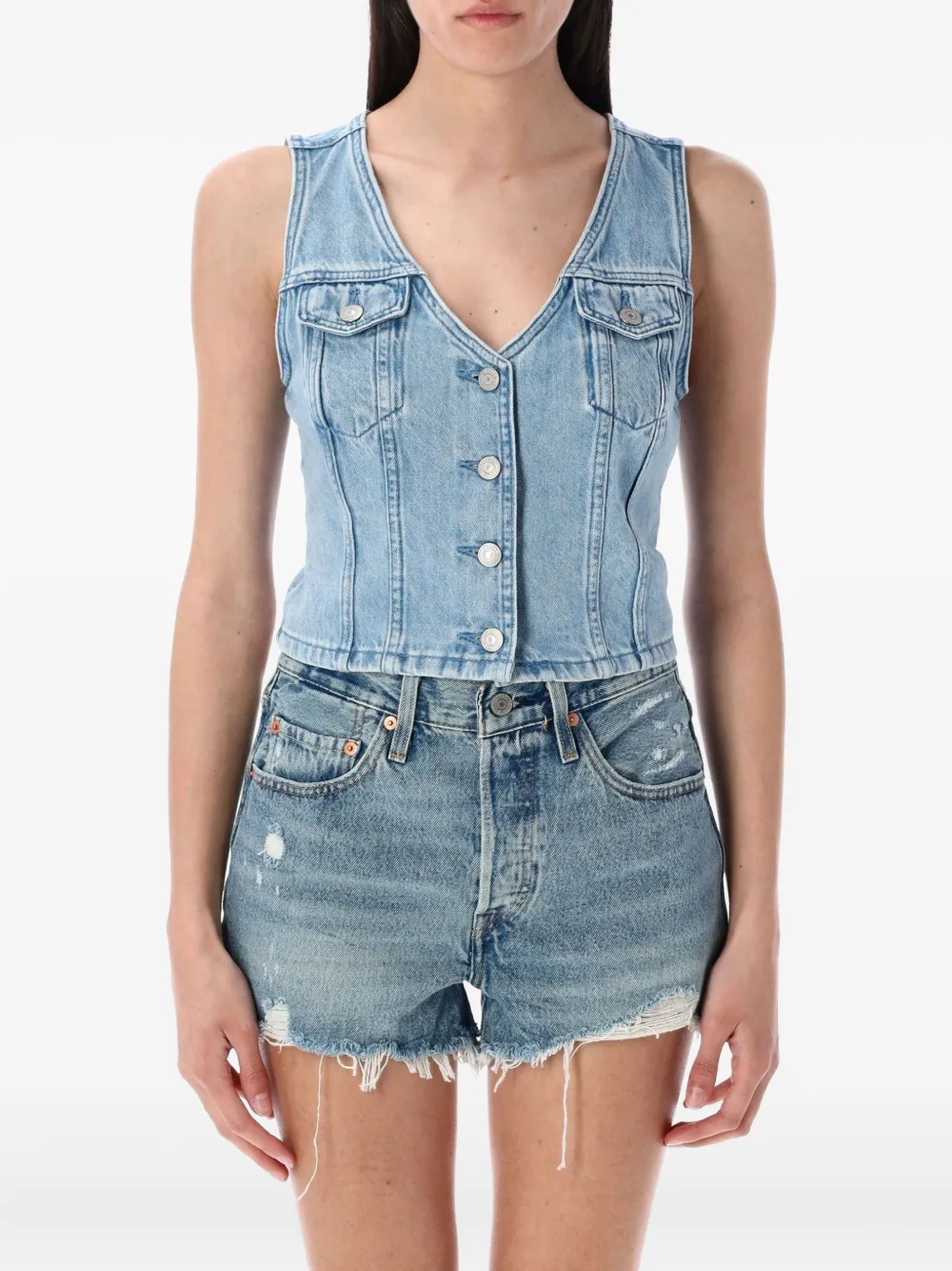 Levi's Bella トップ - ブルー Levi's Bella トップ - ブルー