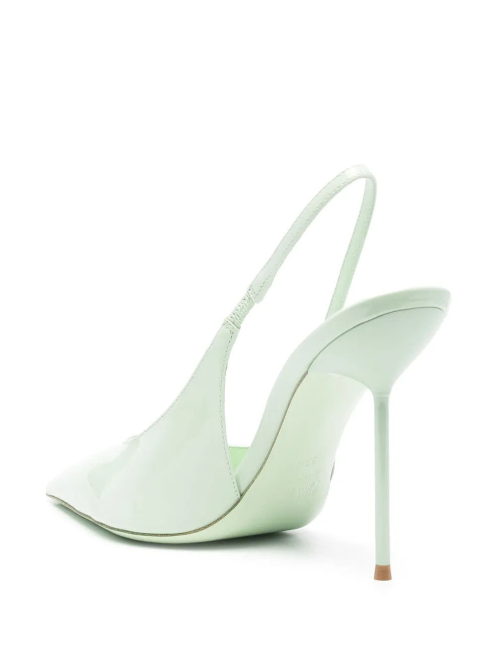 Paris Texas 105mm Lidia slingback pumps Groen