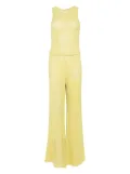 Akep crochet-knit jumpsuit - Green