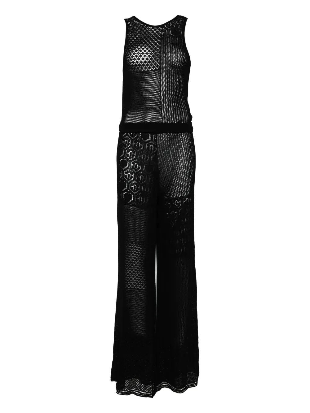 Akep mono largo de ganchillo | negro | Image 1