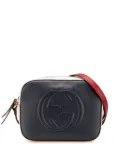 Gucci Pre-Owned 2016-2024 Small Tricolor Leather Soho Disco crossbody bag - Black