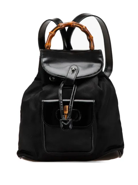Gucci Pre-Owned mochila de nylon Bamboo mini del siglo XX