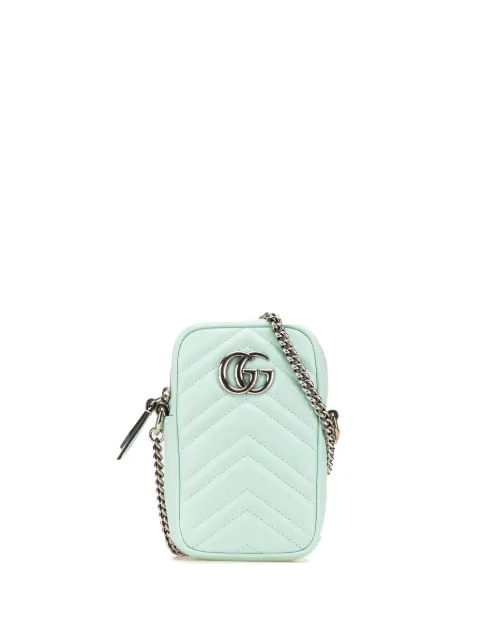 Gucci Pre-Owned 2016-present Mini GG Marmont Leather Matelasse crossbody bag
