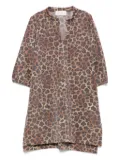 MC2 Saint Barth Kids Jumeira dress - Brown