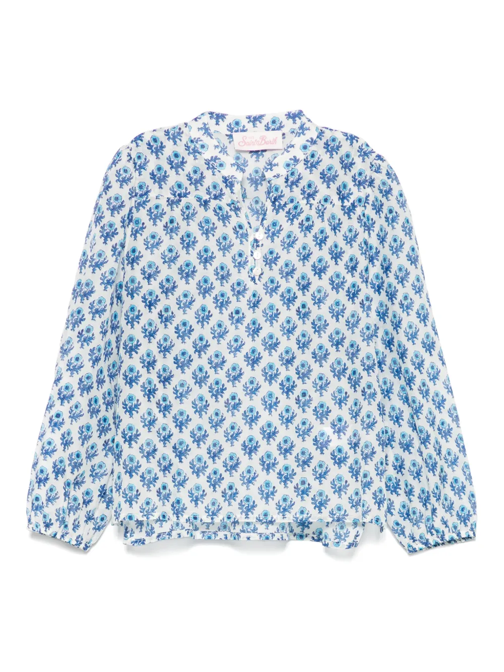MC2 Saint Barth Kids Harper ブラウス - ブルー MC2 Saint Barth Kids Harper ブラウス - ブルー