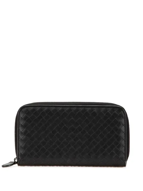 Bottega Veneta Pre-Owned 2012-2024 Nappa Intrecciato Zip Around Wallet long wallets