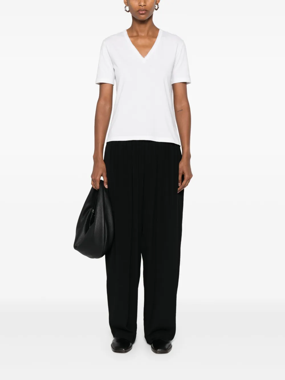 Grifoni High waist broek - Zwart