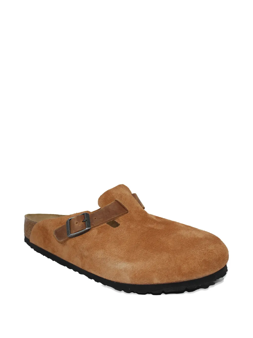 Birkenstock Boston Slippers In Brown
