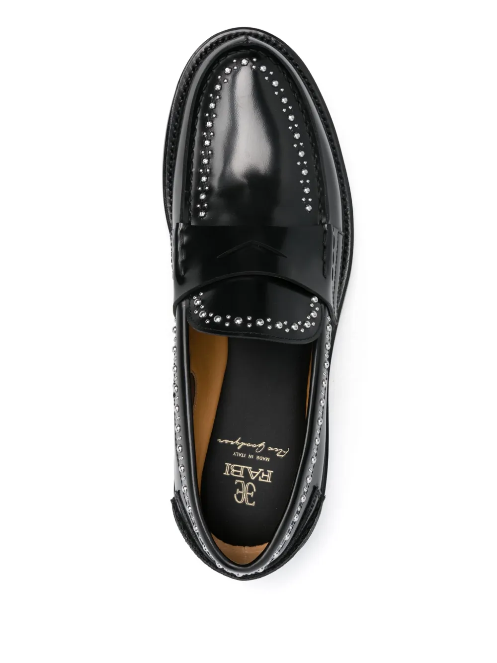 Fabi Preppy Rock loafers Zwart
