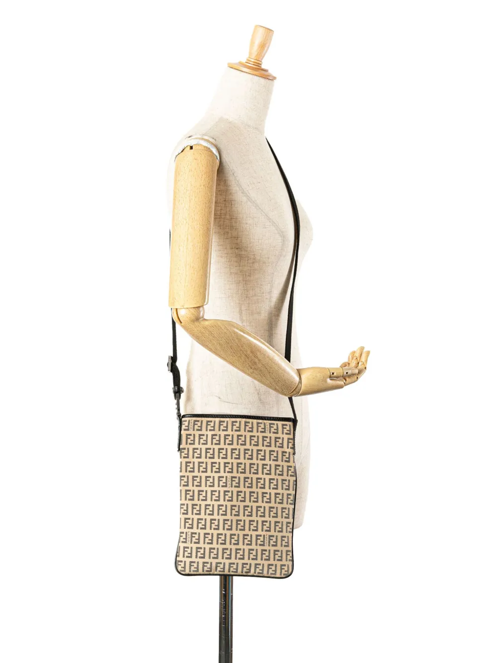 Fendi Pre-Owned Borsa a tracolla in tela con motivo Zucchino 2000-2010 | Image 7
