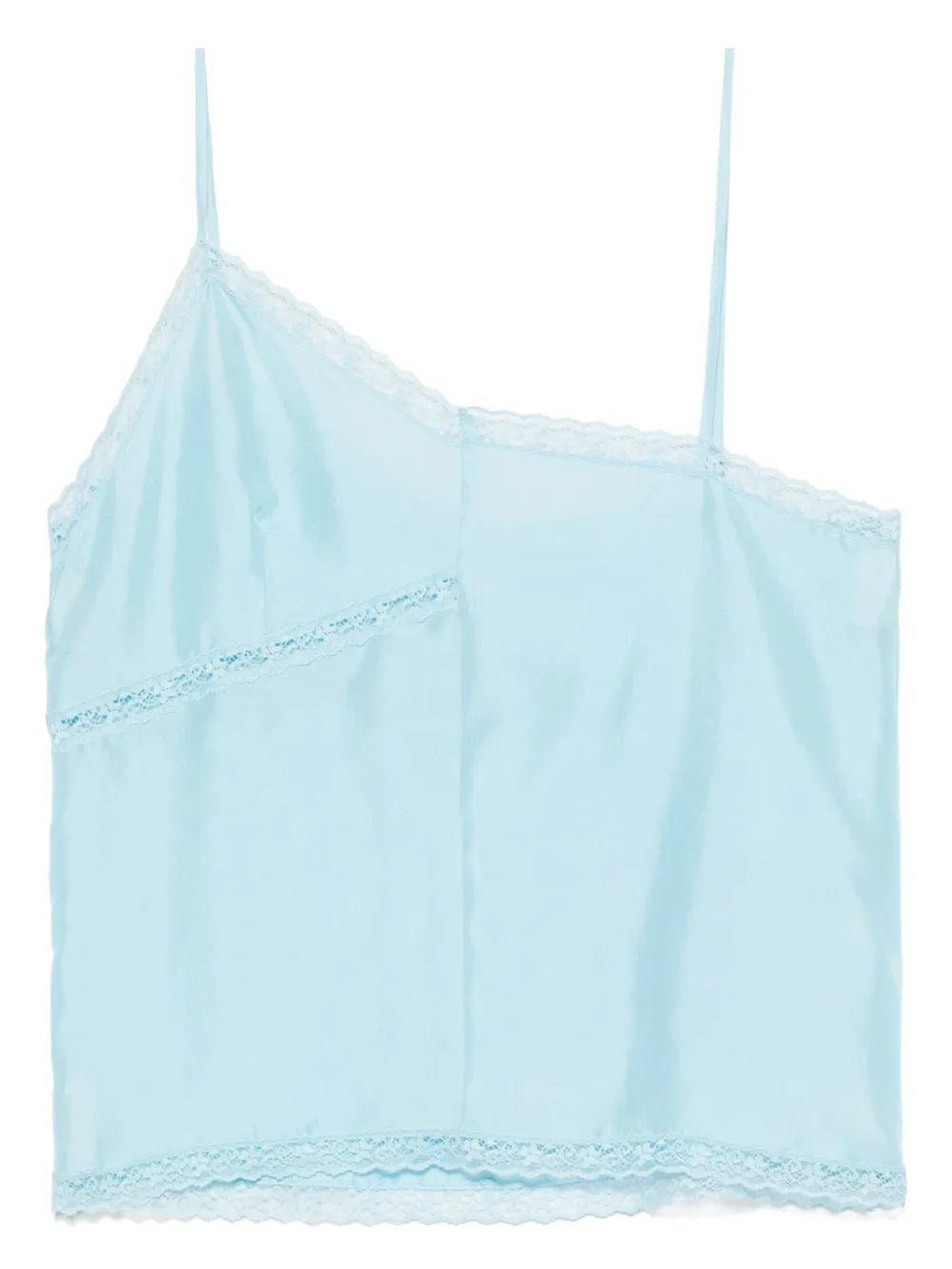 MM6 Maison Margiela シルク トップ - ブルー MM6 Maison Margiela シルク トップ - ブルー