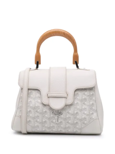 Goyard Pre-Owned 2018 Mini Goyardine Saigon Souple satchel