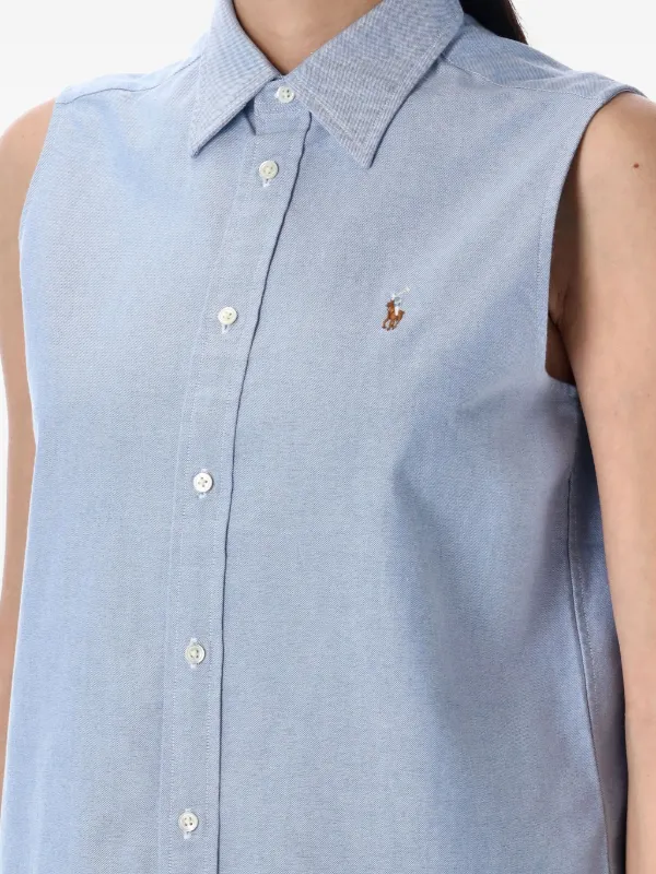 Polo Ralph Lauren ノースリーブシャツ | ブルー | FARFETCH JP