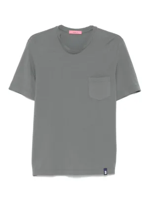 Tシャツ・カットソー Drumohr SS25 SHORT SLEEVES ROUND NECK T-SHIRT (D0GN100 770) Drumohr T-shirt for Men SS25 | GIGLIO.COM