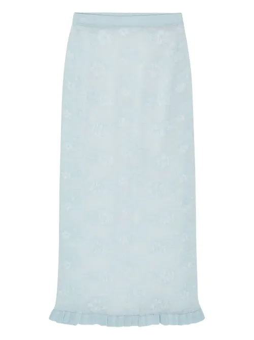 Cecilie Bahnsen jupe Pegonia - Bleu - Cecilie Bahnsen - Modalova