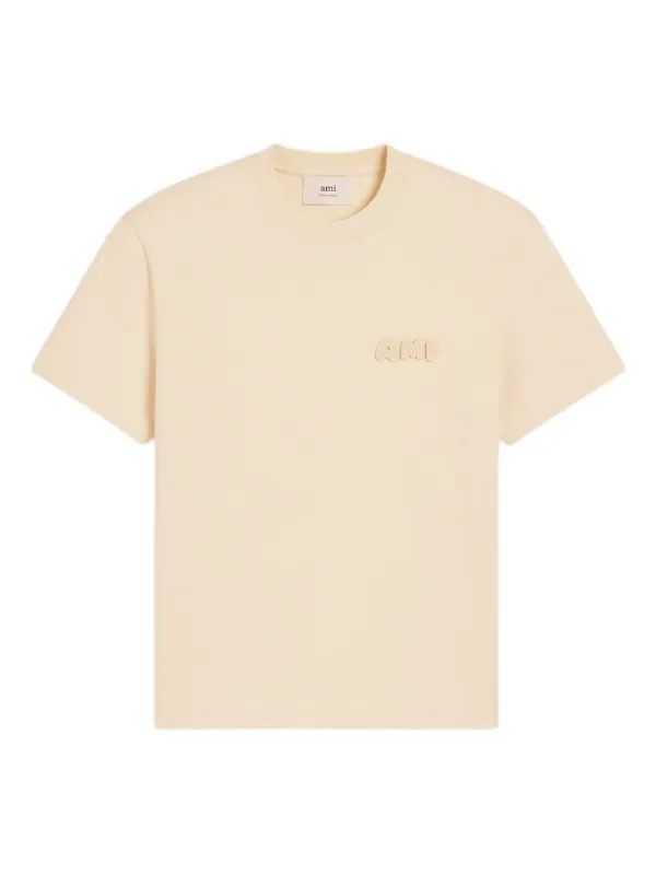 ★AMI PARIS LOGO PATCH T-SHIRT ロゴ パッチ Tシャツ NAVY BLUE Ami Paris Patch T-shirt | AMI PARIS