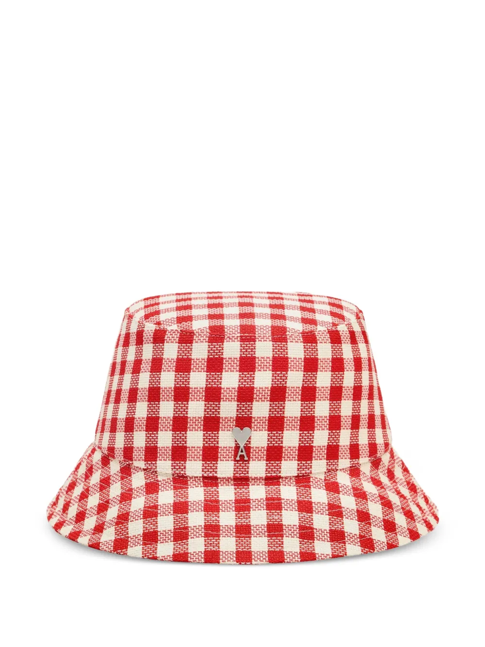 AMI Paris plaid bucket hat | Red | Image 1