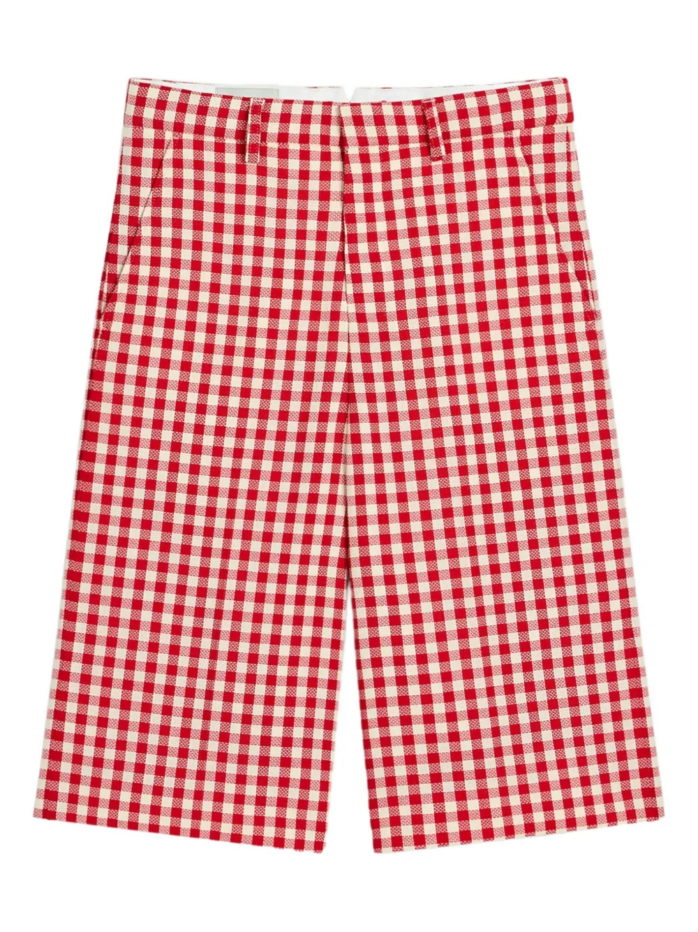 AMI Paris bermudas con motivo de cuadros gingham | rojo | Image 1