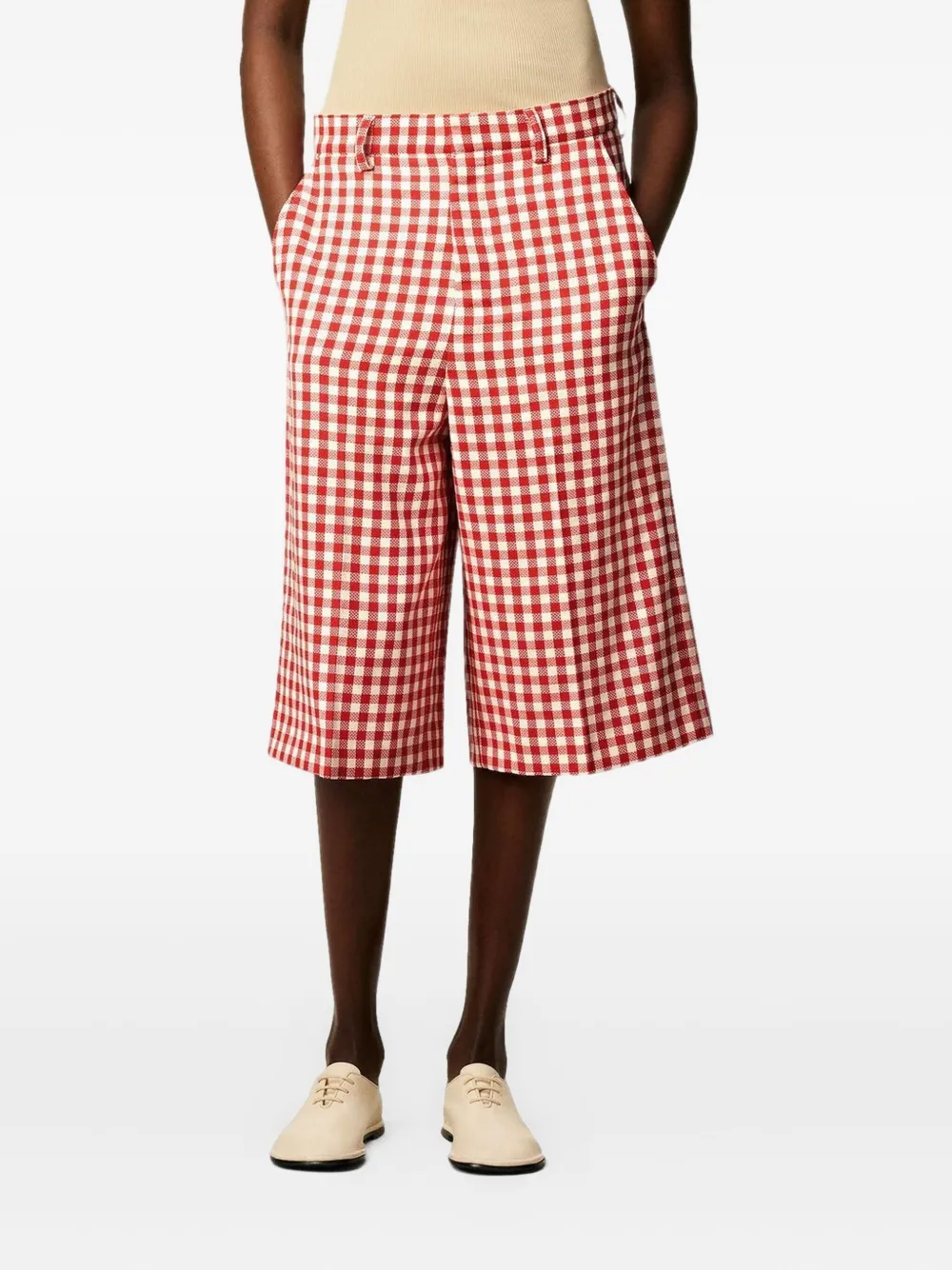 AMI Paris bermudas con motivo de cuadros gingham | Bermudas | Image 2