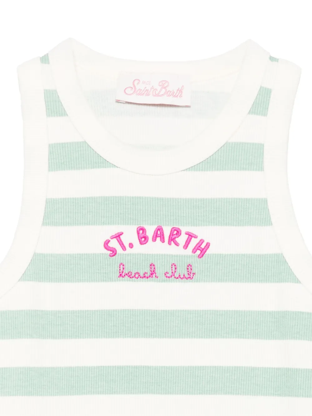 MC2 Saint Barth Kids Blue Jr tanktop Wit