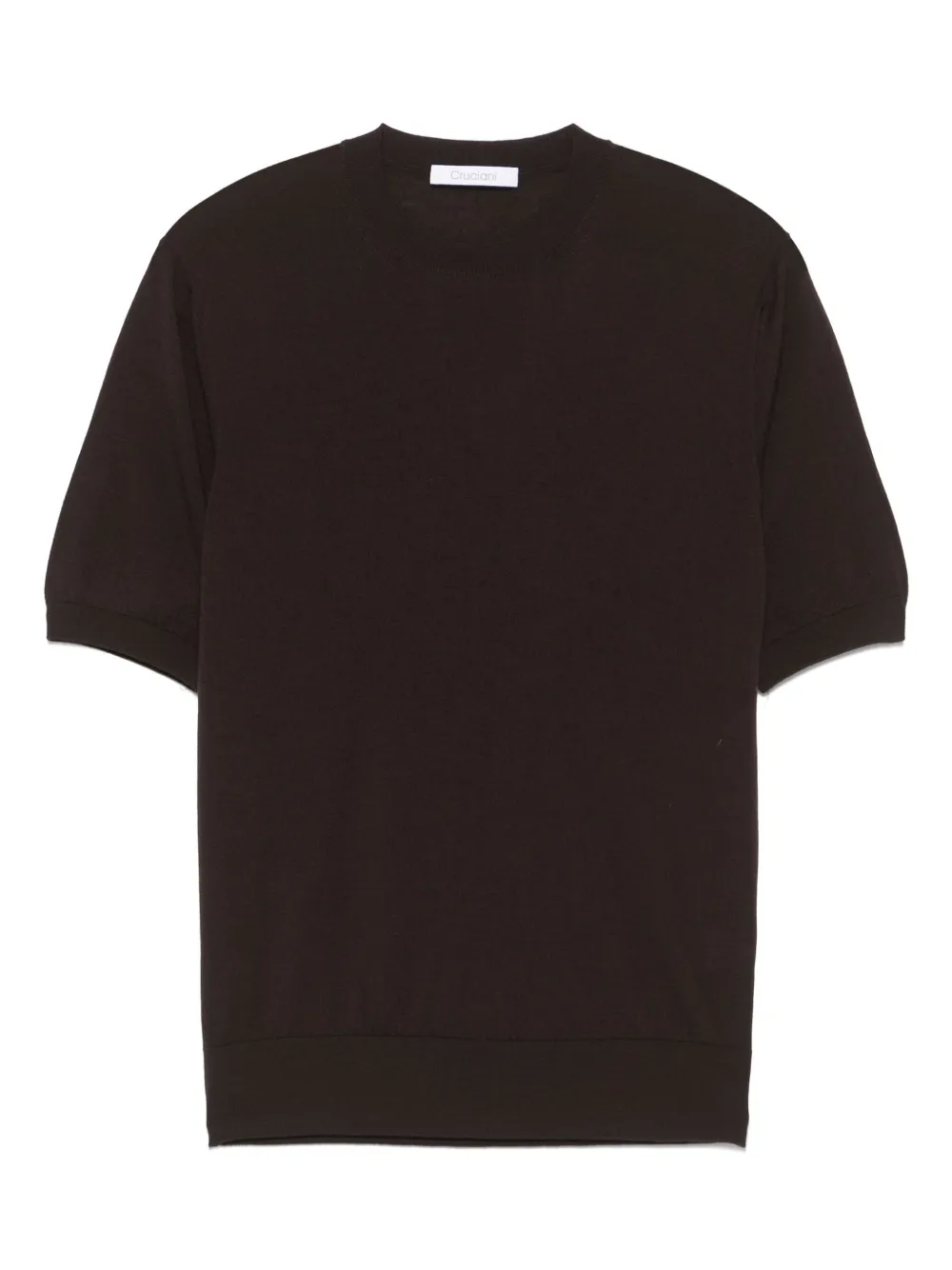Cruciani playera de tejido fino | marrón | Image 1