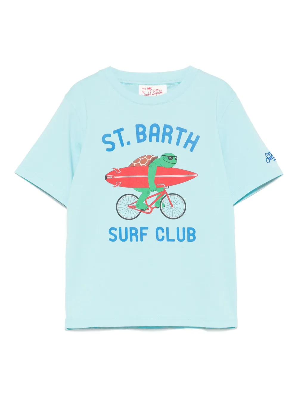 MC2 Saint Barth Kids プリント Tシャツ - ブルー MC2 Saint Barth Kids プリント Tシャツ - ブルー