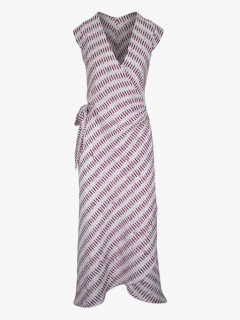 Peter Cohen vestido camisero con estampado geométrico