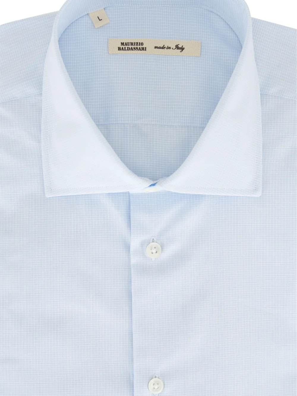 Maurizio Baldassari camisa de algodón | azul | Image 1