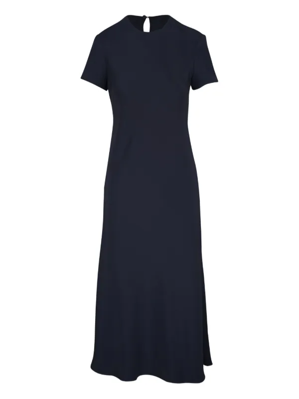 peter cohen silk dress Peter Cohen Vickie Silk Maxi Dress | Blue