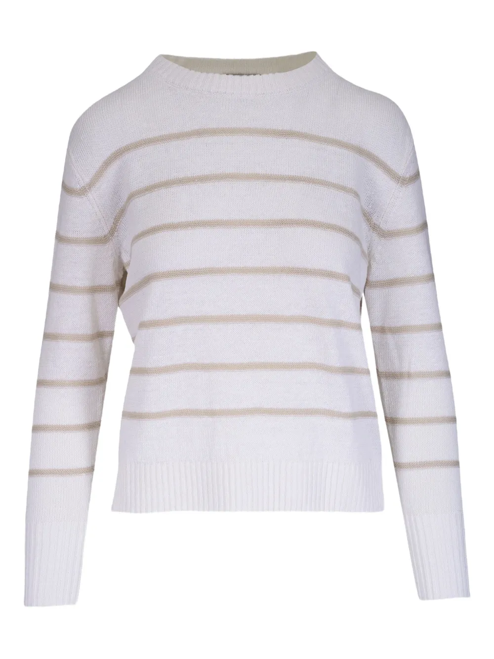 striped linen jumper
