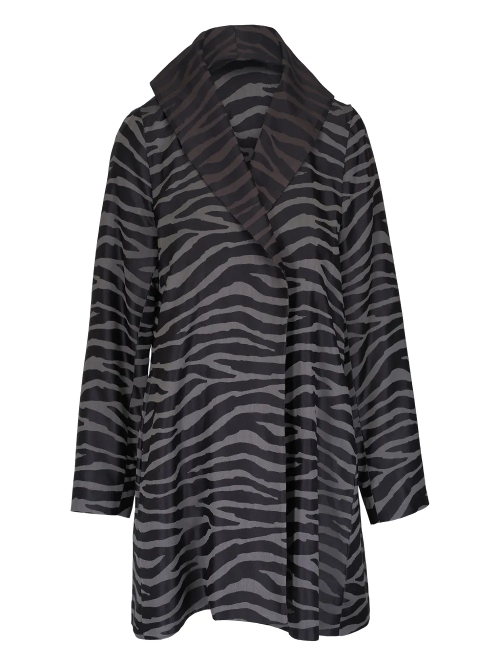 Peter Cohen zebra-print coat | noir | Image 1