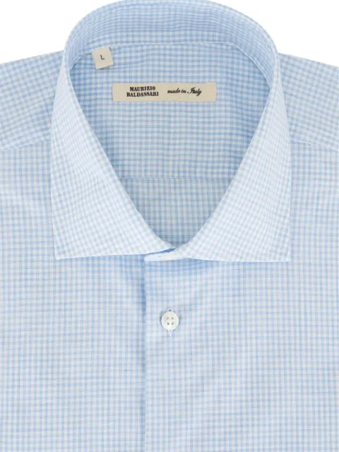 Maurizio Baldassari camisa con estampado de cuadros