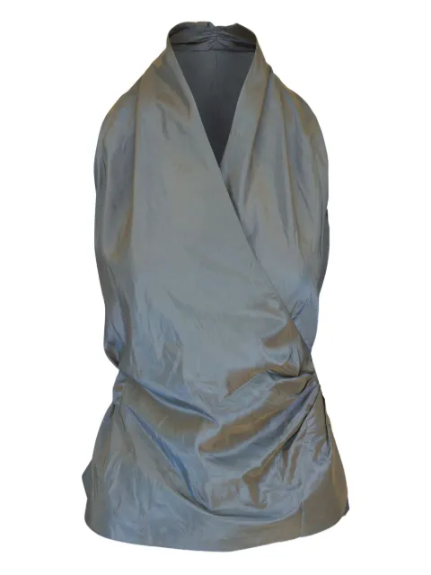 Peter Cohen wrap-around silk top