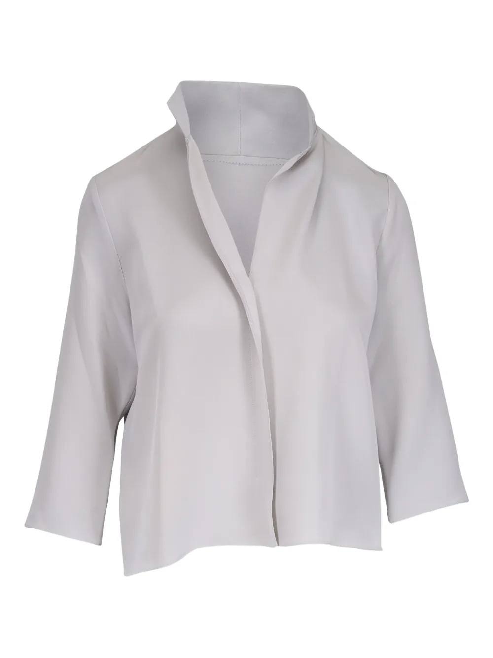 Peter Cohen silk shirt | Grey | Image 1