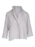 Peter Cohen silk shirt - Grey