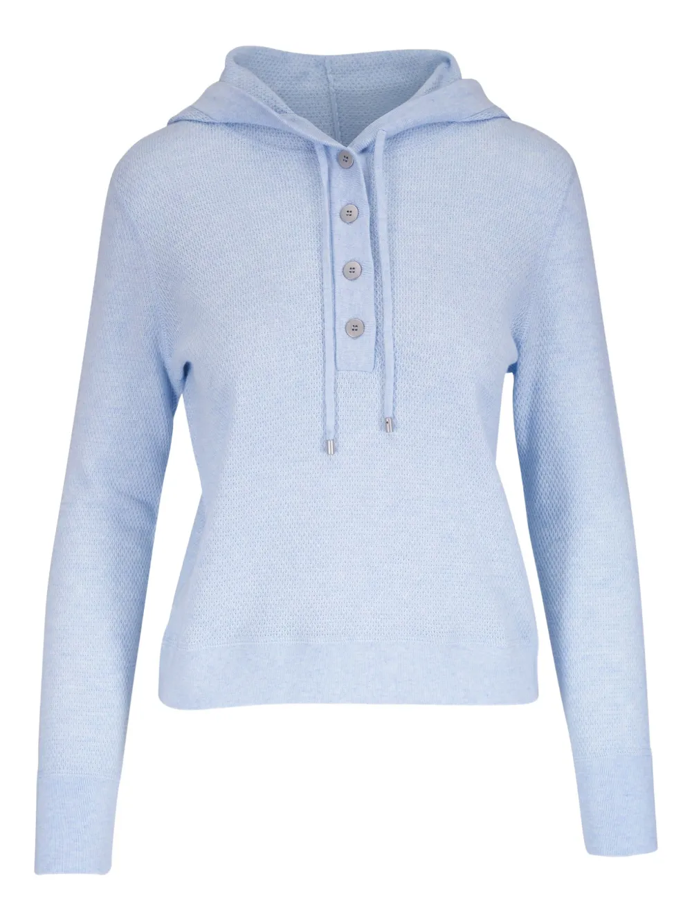 fine-knit hoodie
